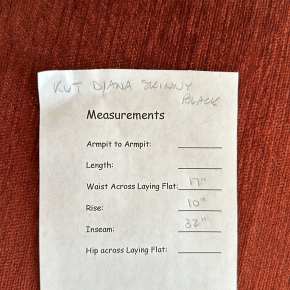 Kut from the Kloth Diana Skinny Black Jeans Pants 10 - Picture 3 of 6